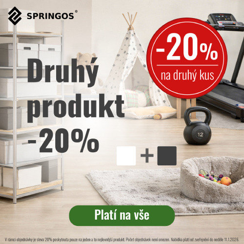 Druhý produkt sleva 20%